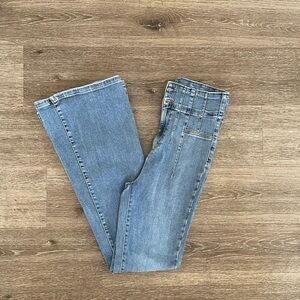 We The Free Light Blue Straight Leg Jeans